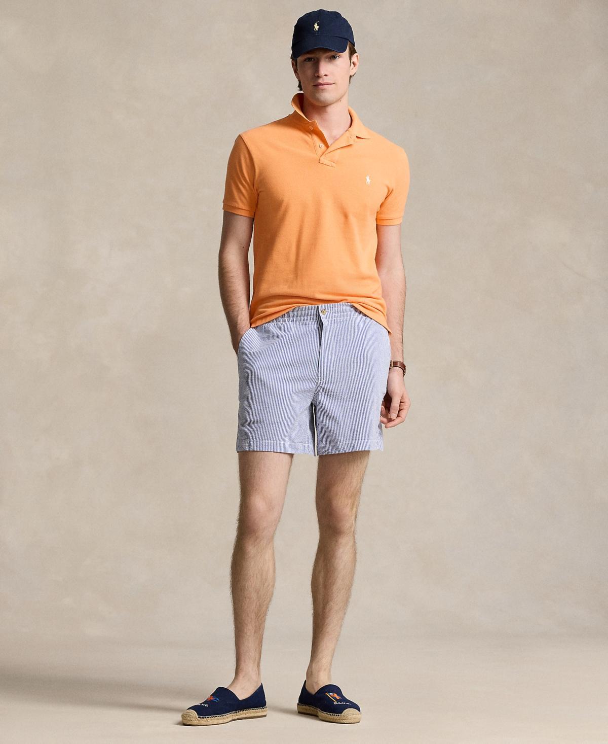 Mens Prepster Striped Seersucker Cotton Shorts Product Image