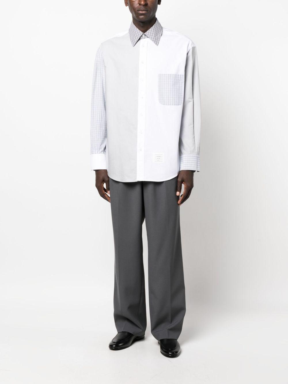 4-bar Long-sleeve Shirt In White Product Image