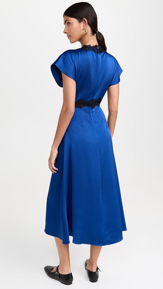 Sea Noa Satin V Neck Maxi Dress | Shopbop Product Image