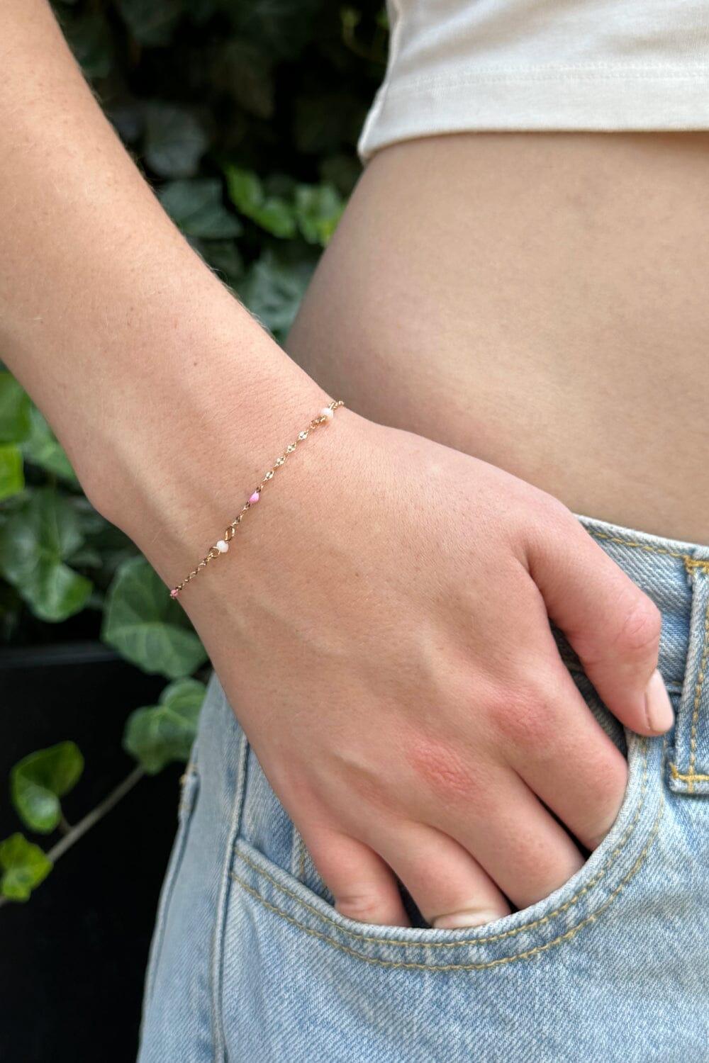 Pink Bead Bracelet Product Image