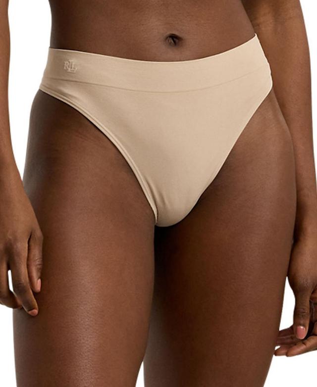 Lauren Ralph Lauren Womens Seamless Stretch Jersey Thong Underwear 4L0010 Product Image