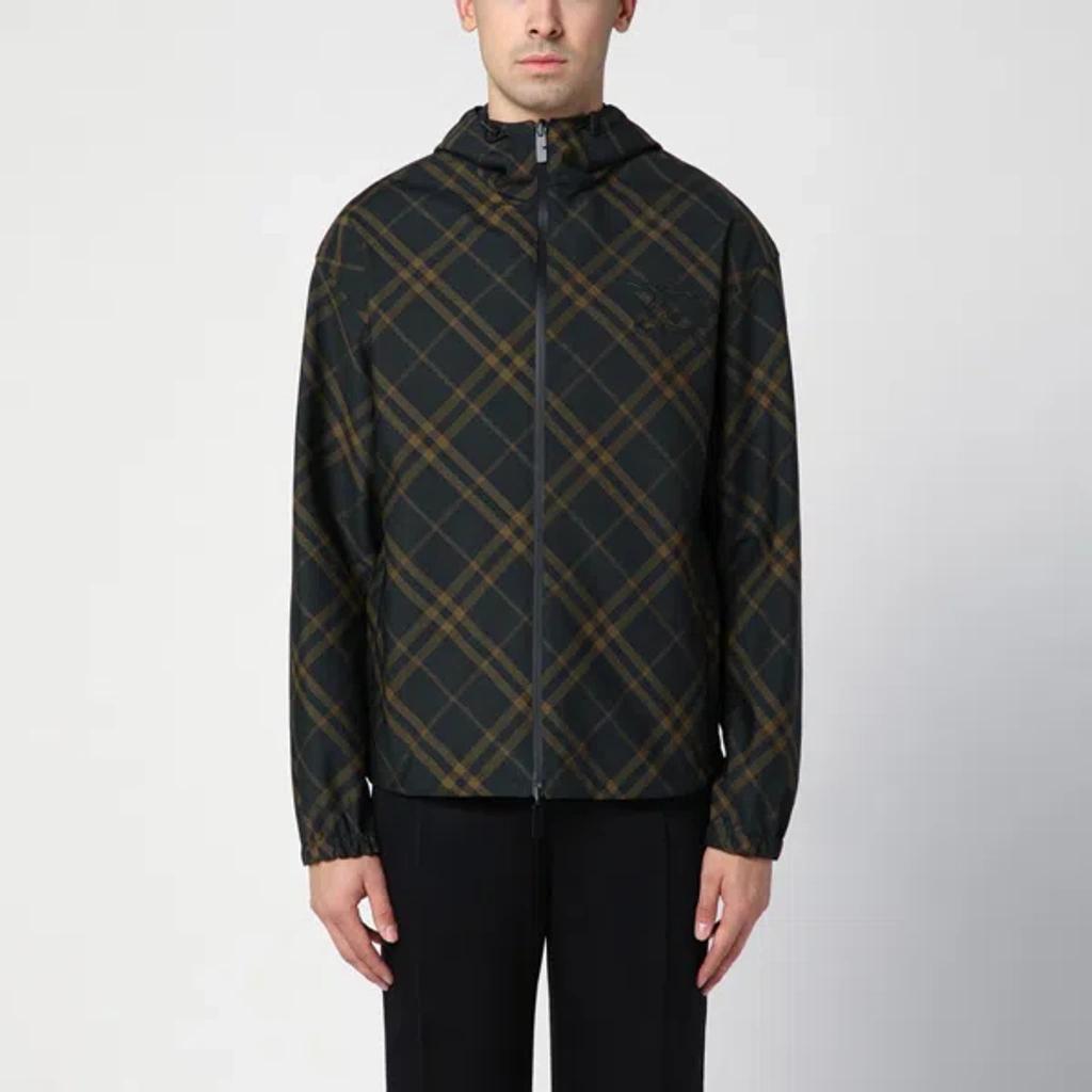 BURBERRY Lightweight Reversible Jacket With Check Pattern In Black Product Image