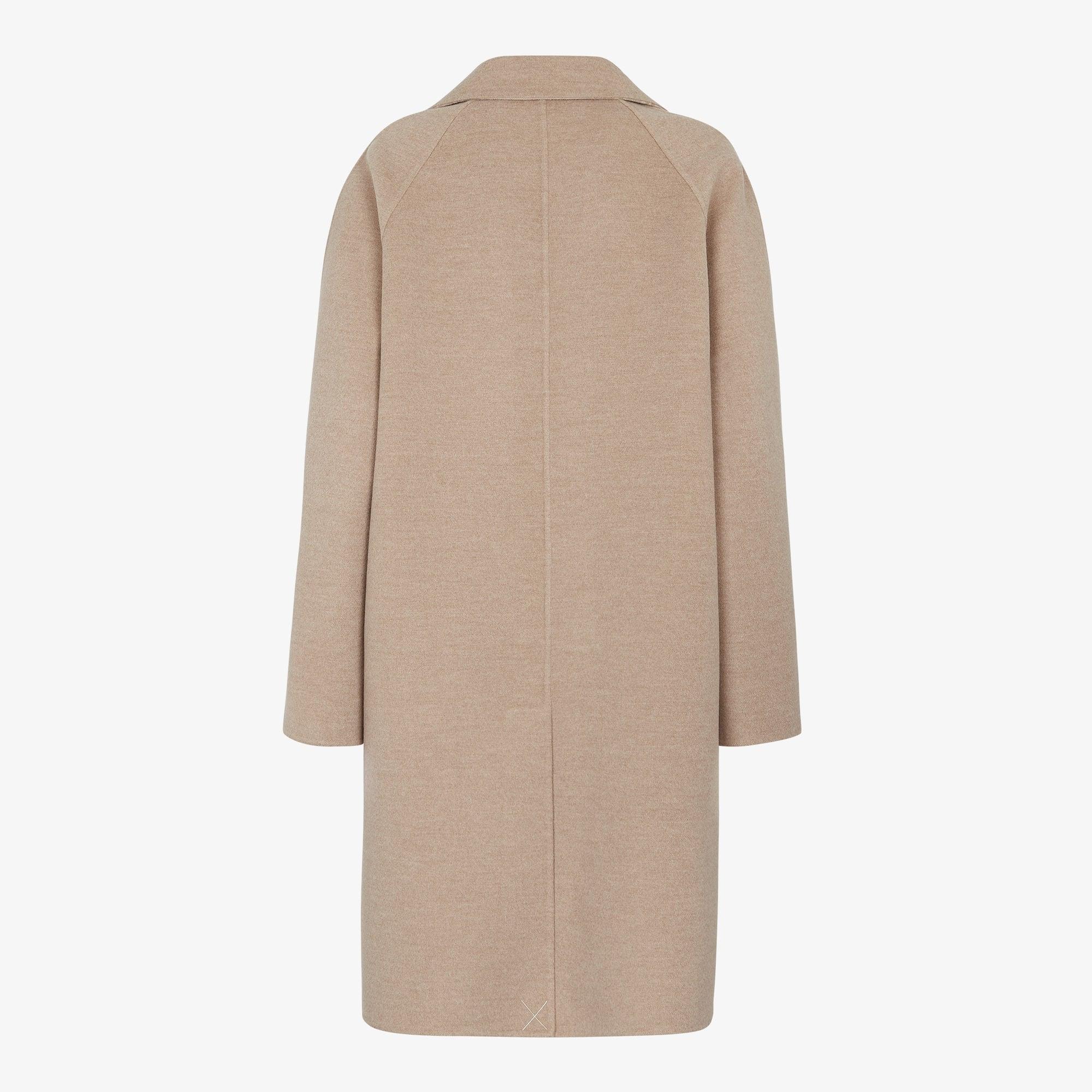 OvercoatBeige wool coat Product Image