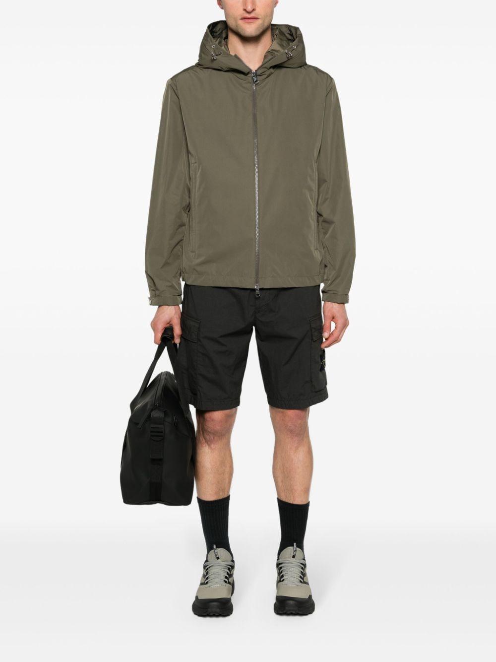 MONCLER Traversier Rain Jacket In Green Product Image