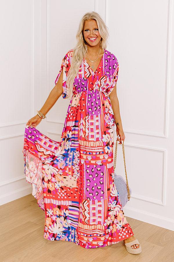 Peace and Petals Maxi Dress Product Image