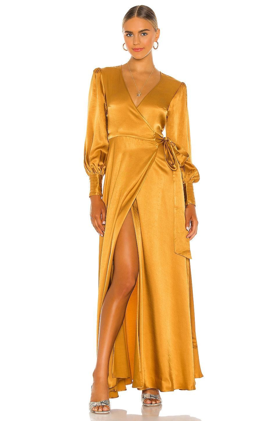 x REVOLVE Maxi Wrap Dress House of Harlow 1960 Product Image