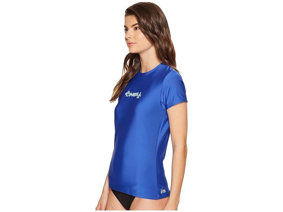 O'Neill Basic Skins S/S Rash Tee (Tahitian ) Women's Swimwear Product Image