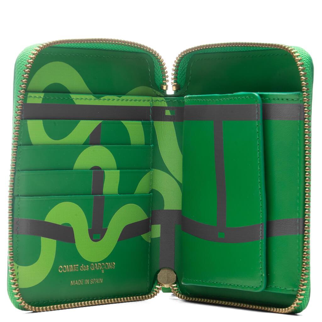 Comme des Garcons SA2100RE Ruby Eyes Wallet - Green Male Product Image