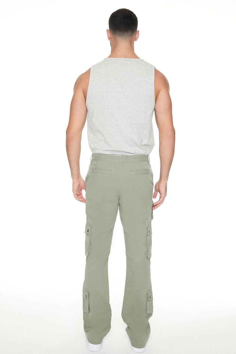 Twill Slim-Fit Cargo Pants | Forever 21 Product Image