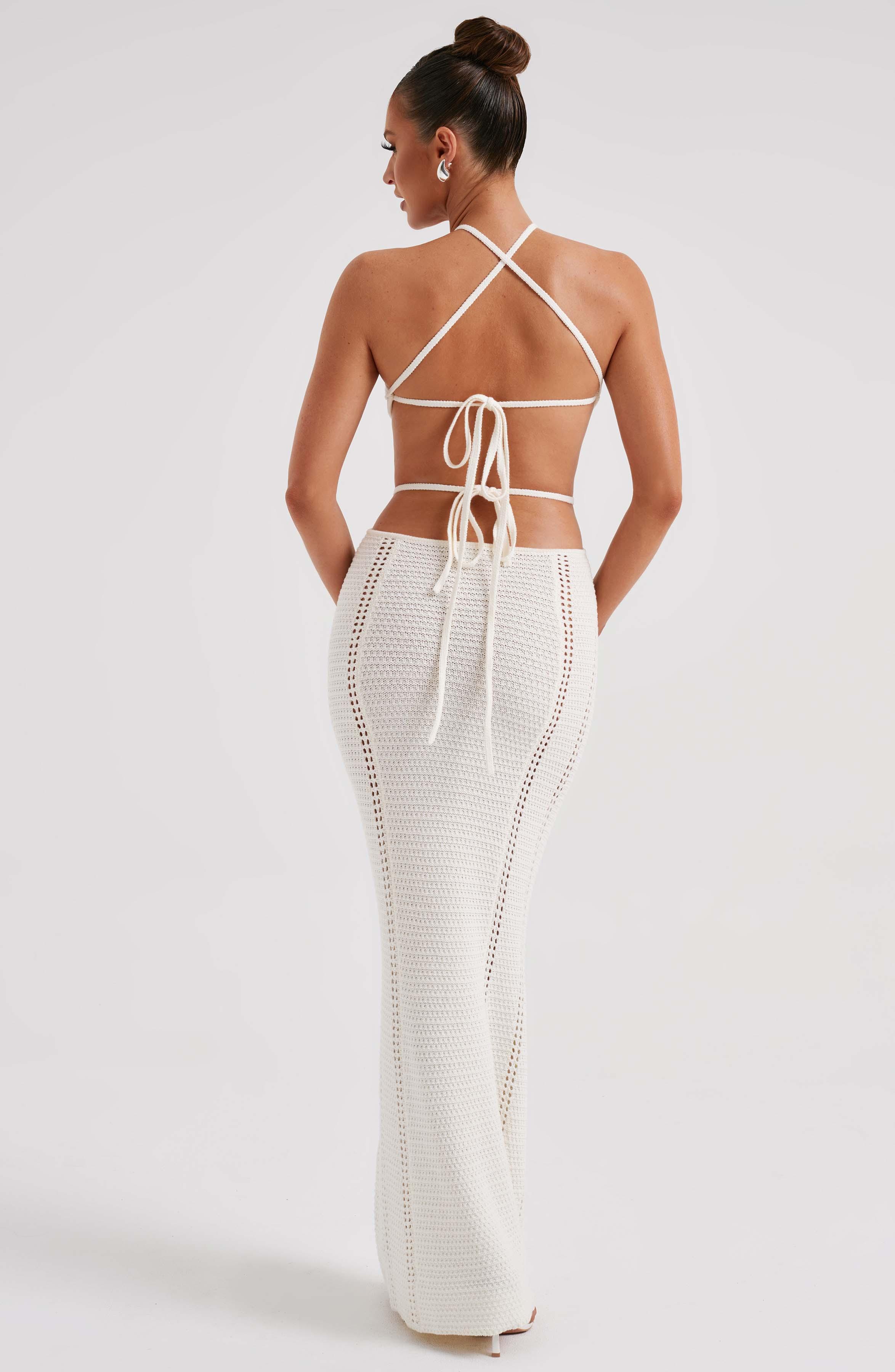 Delia Maxi Dress - White Product Image