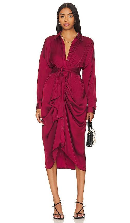 Steve Madden Sula Long Sleeve Shirtdress Product Image