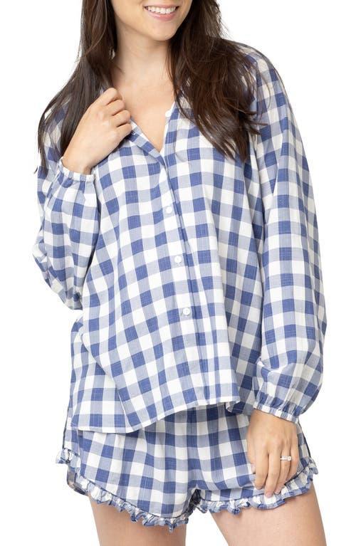 Womens Provence Plaid Top Product Image