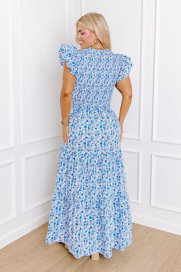 Gleaming Smile Smocked Midi Curves Product Image