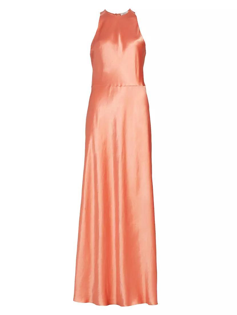 Lean Satin Maxi Dress Product Image