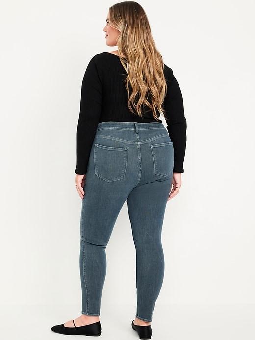 Extra High-Waisted Rockstar 360° Stretch Super-Skinny Jeans Product Image