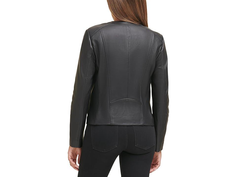 Cole Haan Leather Jacket Women's Jacket Product Image