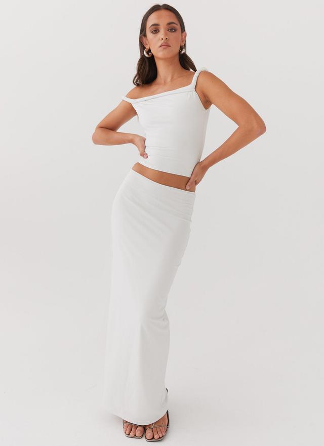 Solace Soul Maxi Skirt - Ivory Product Image