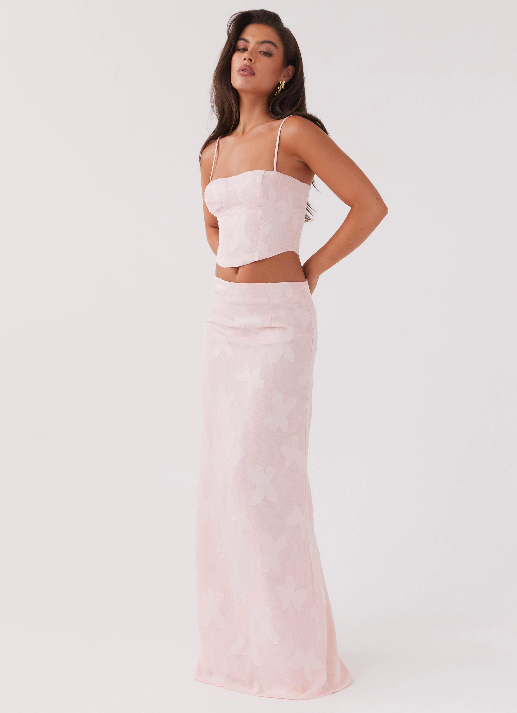 Best Love Maxi Skirt - Pink Petal Product Image