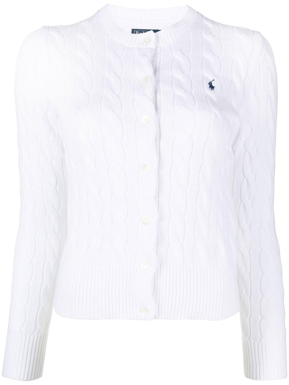 POLO RALPH LAUREN Cardigan In White Product Image