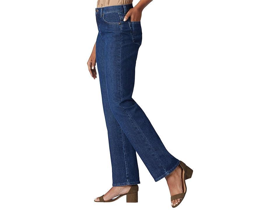 Womens Lee Relaxed Fit Straight-Leg Jeans Dark Blue Product Image