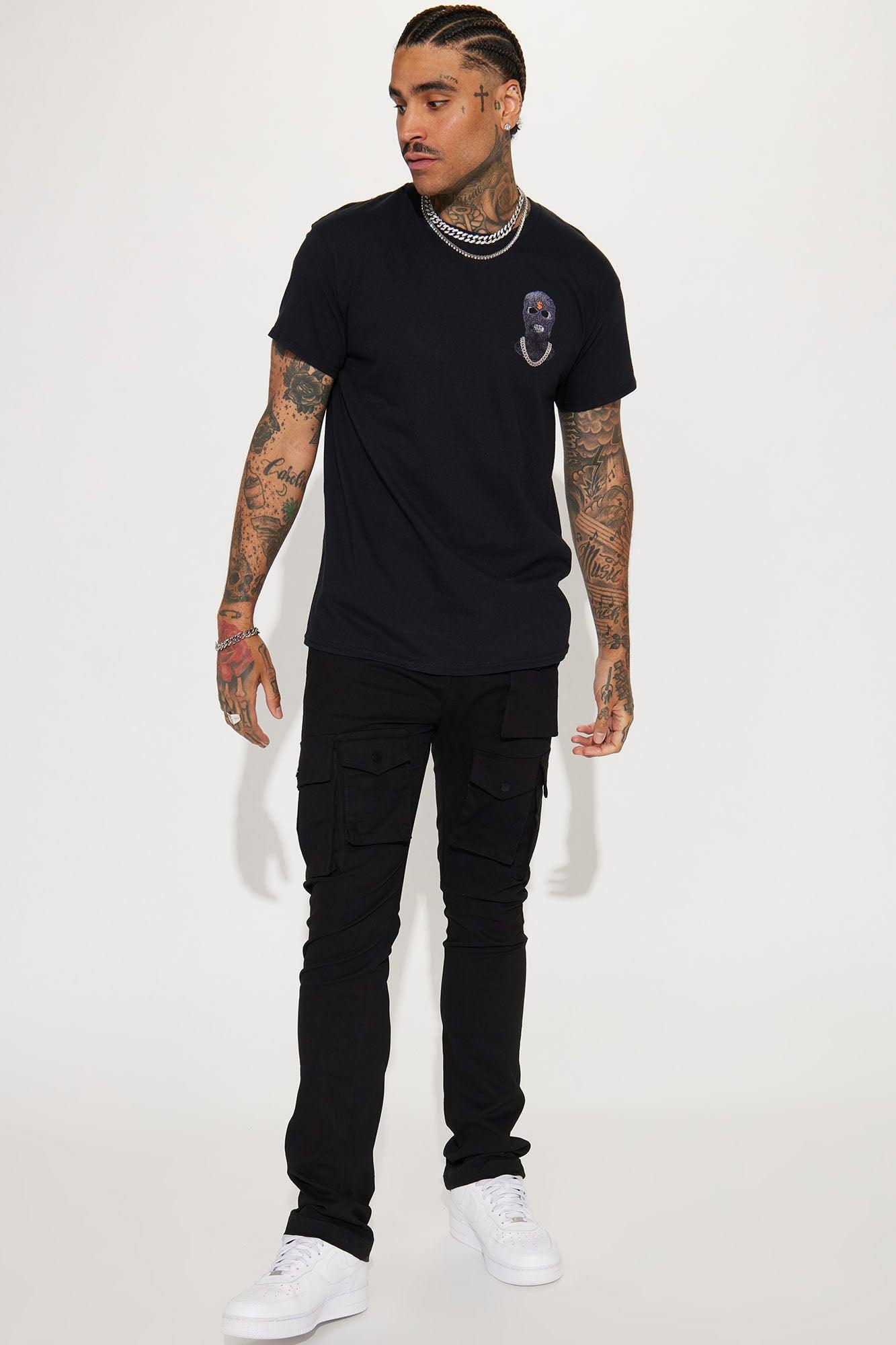 No Face Or Case Short Sleeve Tee - Black Product Image