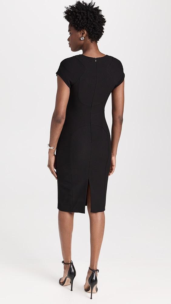 Black Halo Rose Sheath Dress | Shopbop Product Image