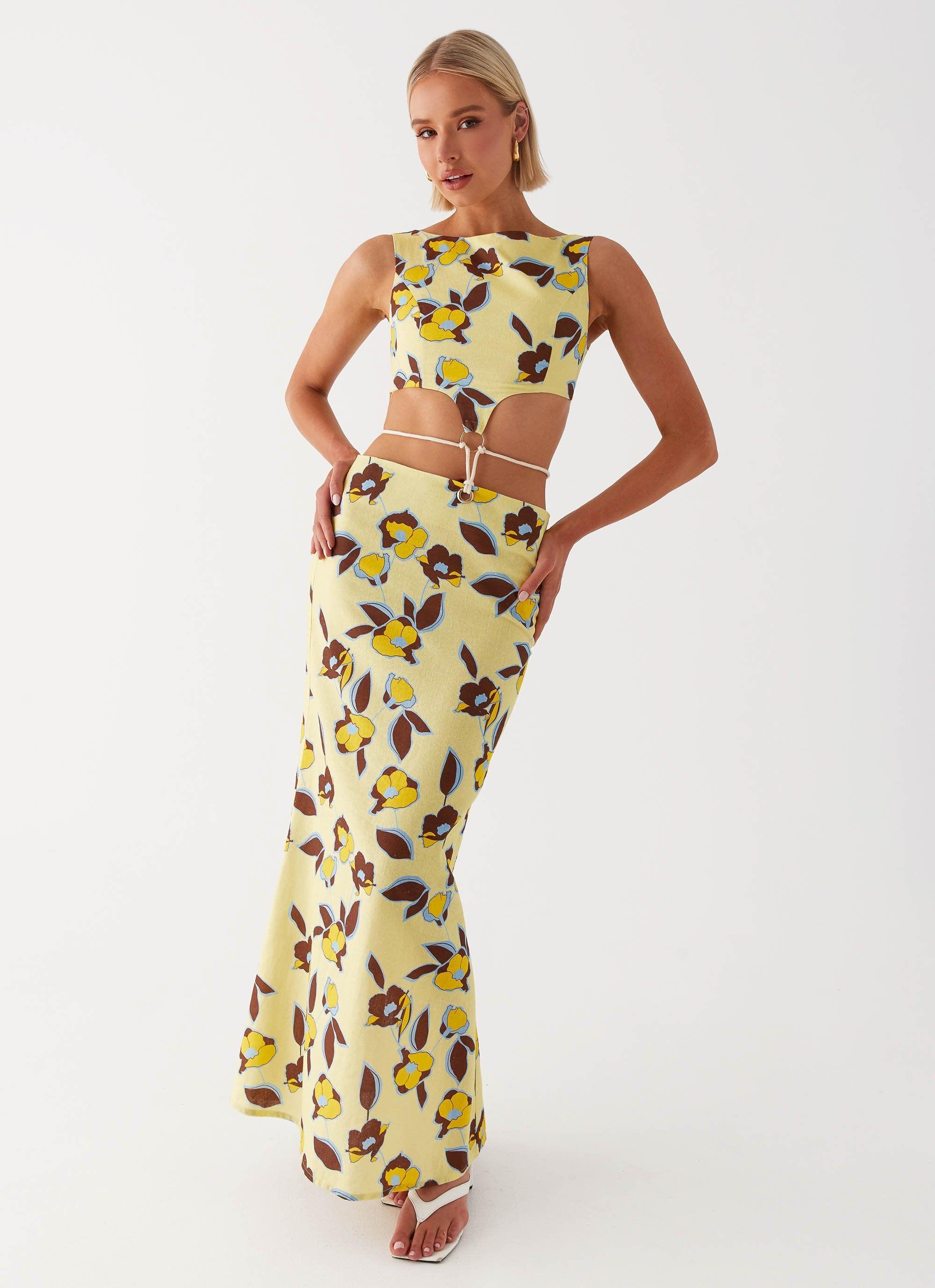 Taryn Cut Out Maxi Dress - Primrose Product Image