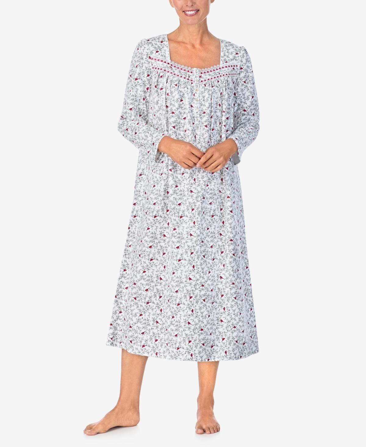 Aria Womens Long Sleeve Nightgown Product Image