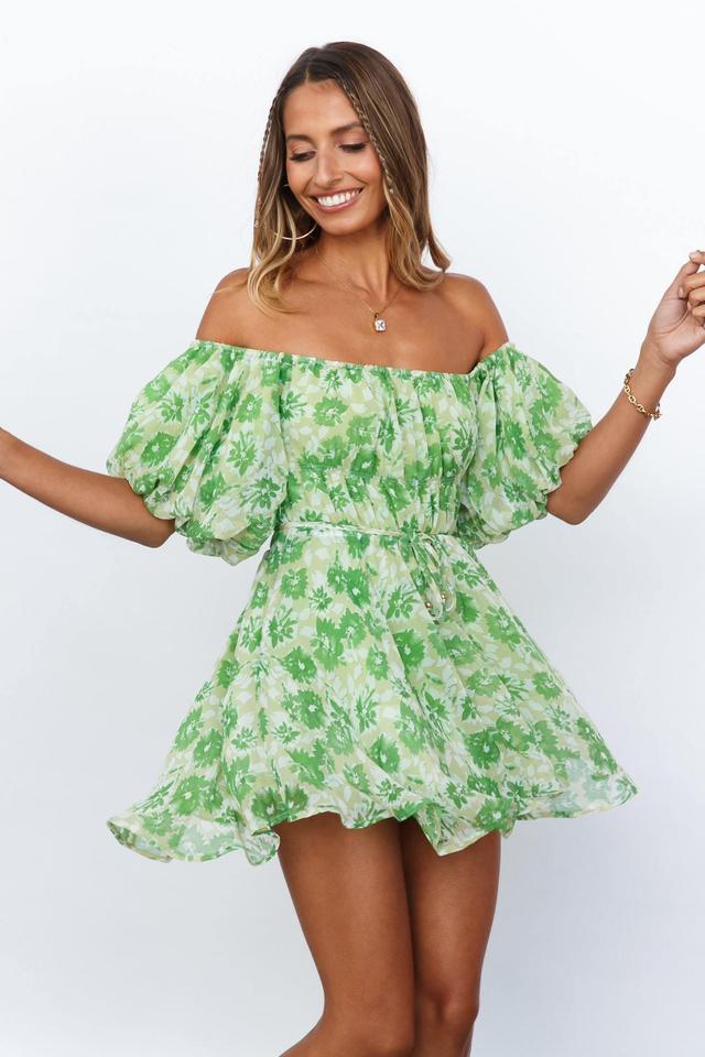 Challenge Your Faith Dress Green Product Image