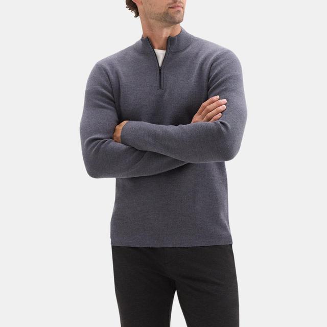 Merino Wool Quarter-Zip Sweater | Theory Outlet Product Image