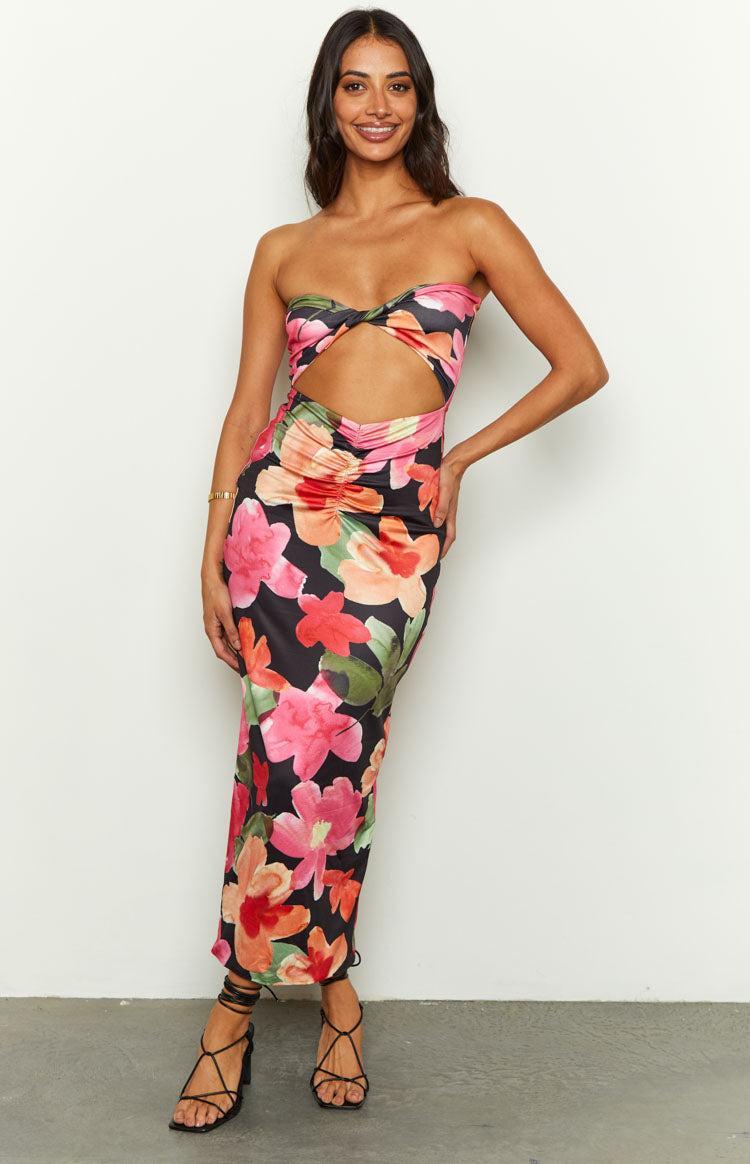 Juliete Floral Midi Dress Product Image