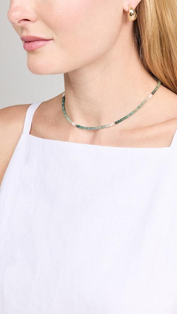 SHASHI Odessa Necklace, Tourmaline | Shopbop Product Image