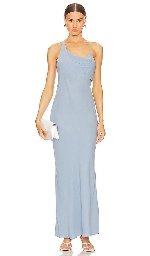 Asymmetrical Drape Maxi Dress Product Image