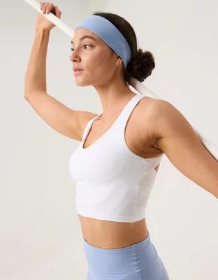 OFFLINE By Aerie Real Me Low Key Open Back Sports Bra Product Image