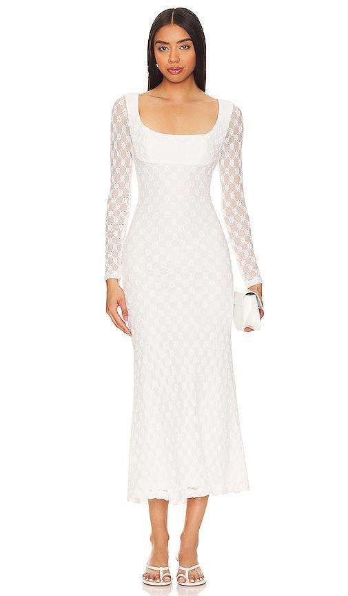 Womens Adoni Lace Midi-Dress Product Image