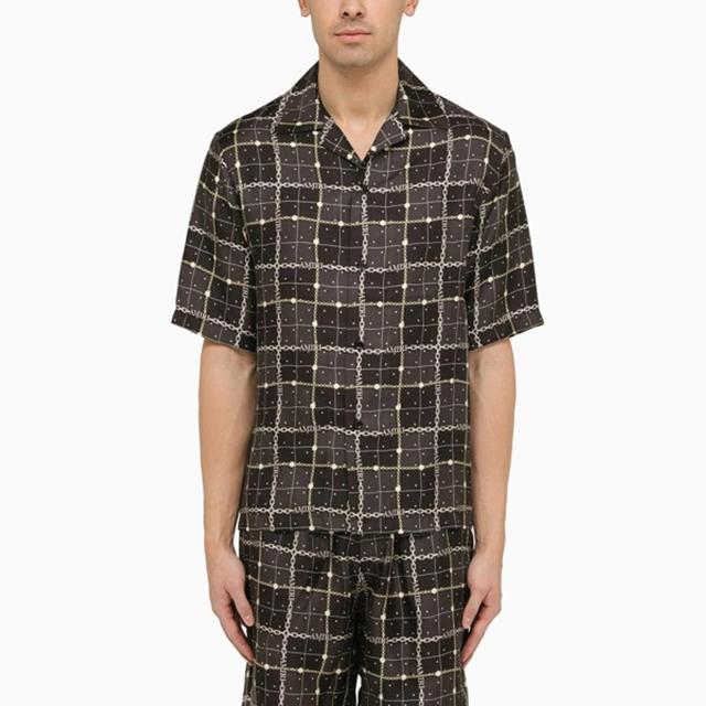 Shirt With Print In Black Product Image