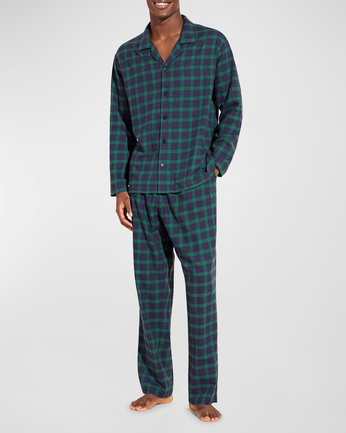 Eberjey 2-Pc. Cotton Brushed Flannel Pajama Set Product Image