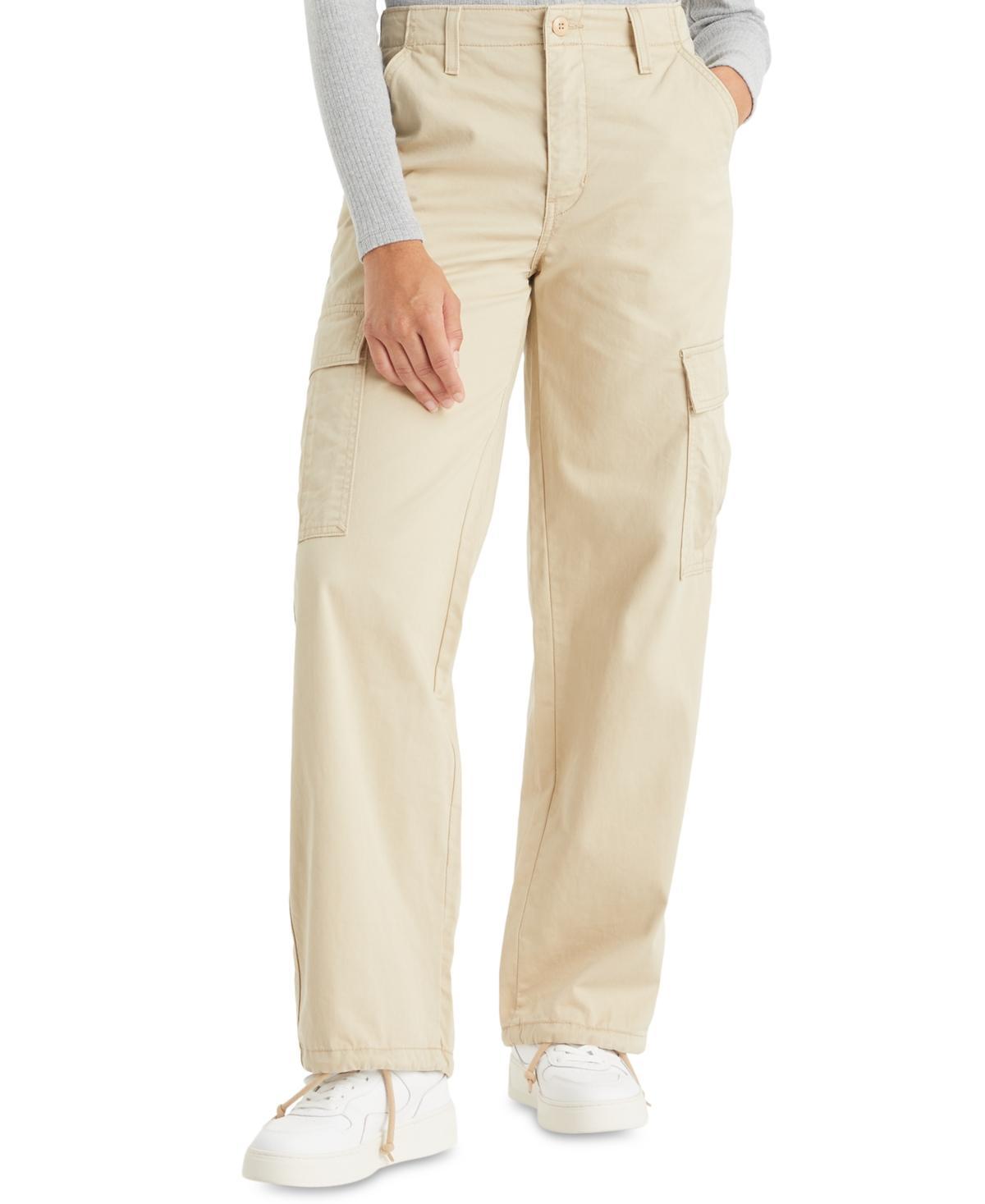 Womens Levis 94 Baggy Cargo Pants Rose Brown Product Image