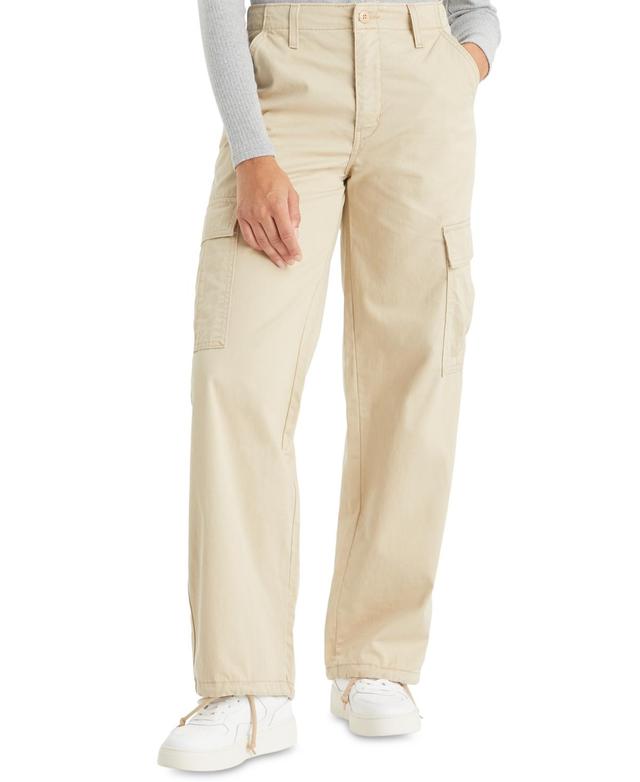 Womens Levis 94 Baggy Cargo Pants Green Product Image