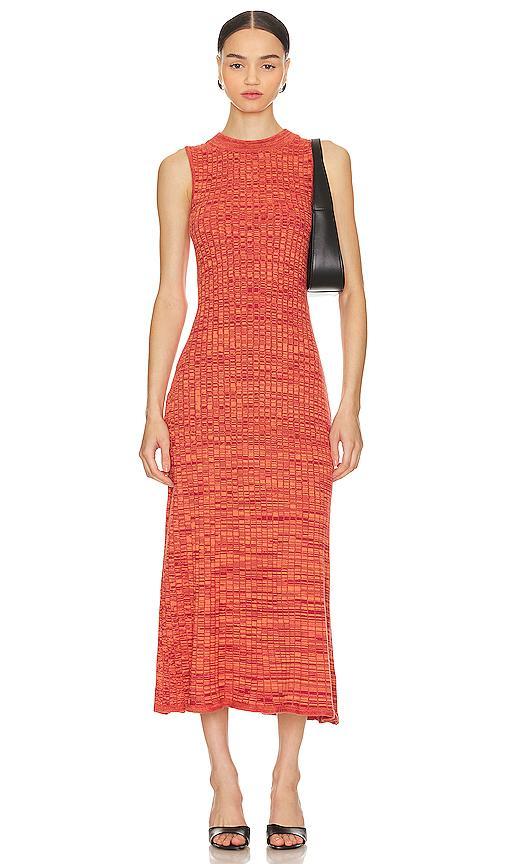 MINKPINK Raphael Midi Dress in Orange. - size XL (also in L, M, S, XS) Product Image