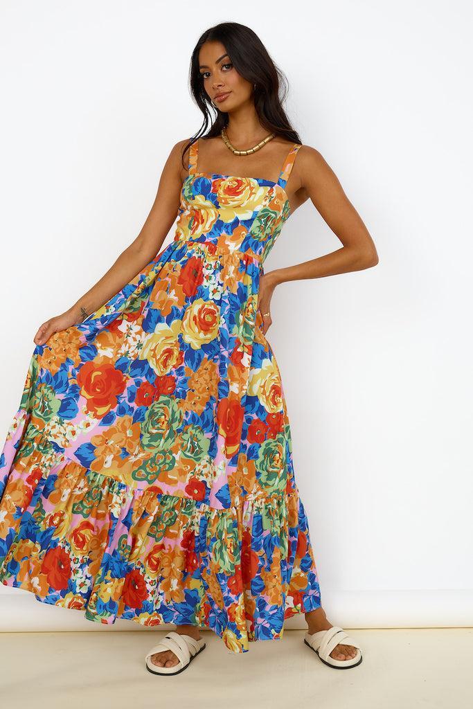 Secrets Below Maxi Dress Multi Product Image