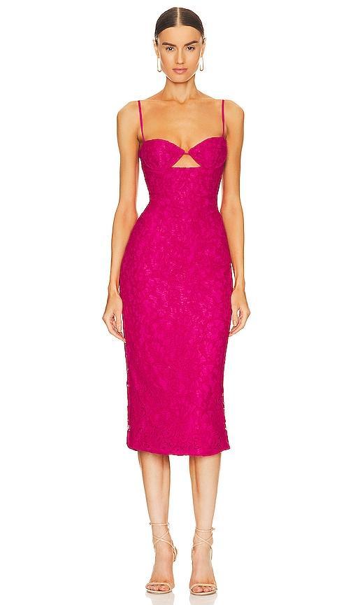 Bardot Ivanna Lace Cutout Midi Dress Product Image