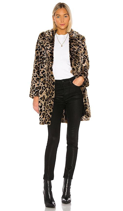 X REVOLVE Genn Faux Fur Coat Product Image