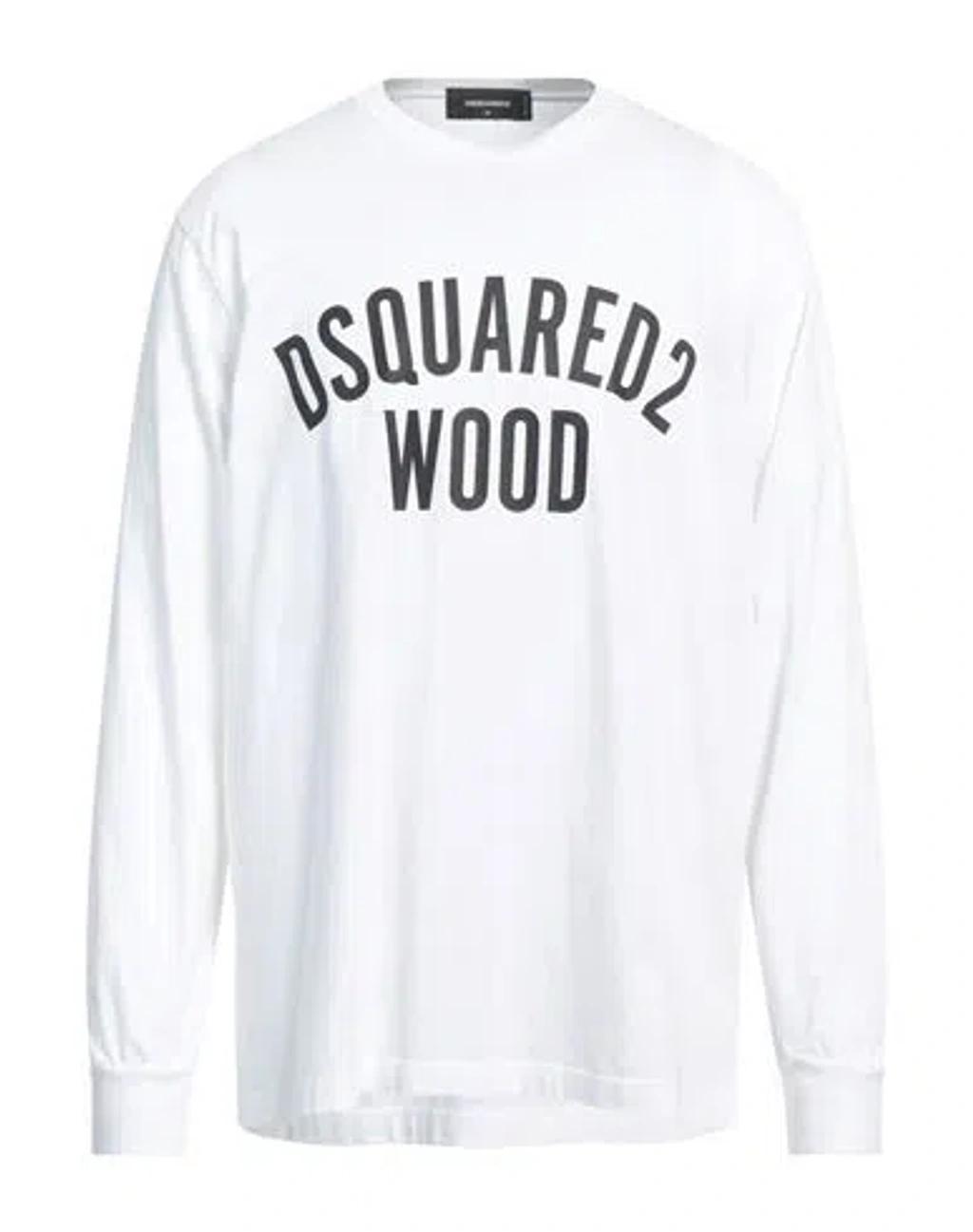 DSQUARED2 Man T-shirt White Size L Cotton Product Image