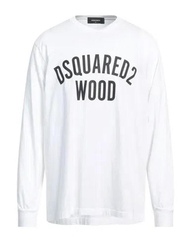 DSQUARED2 Man T-shirt White Size L Cotton Product Image