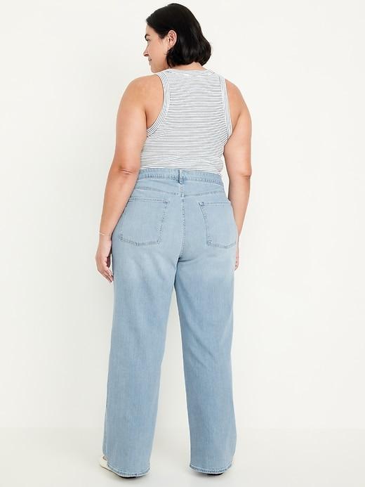 High-Waisted Wow Wide-Leg Jeans Product Image