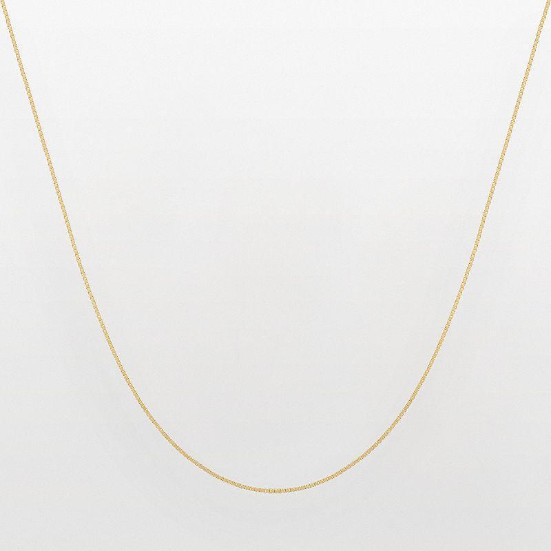 Everlasting Gold 14k Gold Venetian Box Chain Necklace, Womens Yellow Product Image