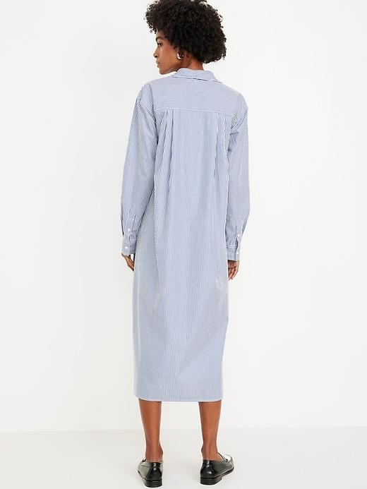 Loose Midi Shirt Dress Product Image