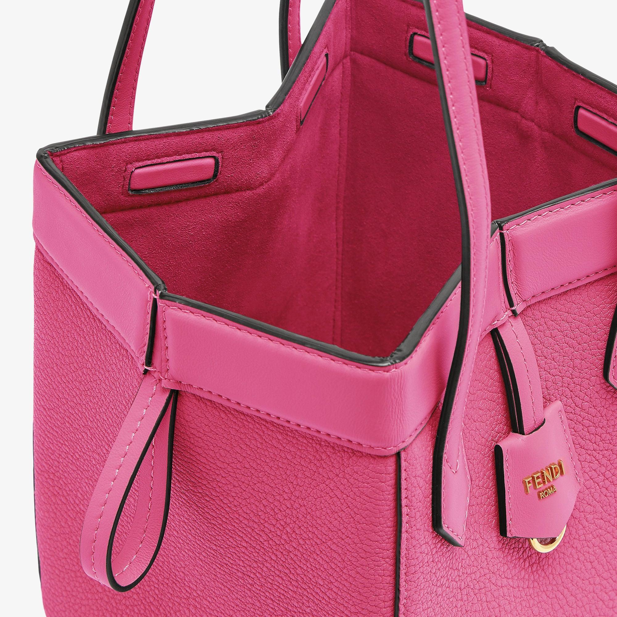 Fendi Origami MiniFuchsia leather mini bag that can be transformed Product Image