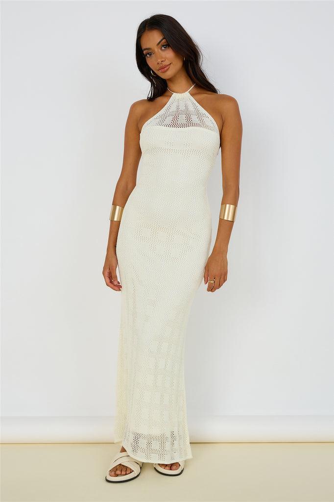 Kombucha Maxi Dress White product image